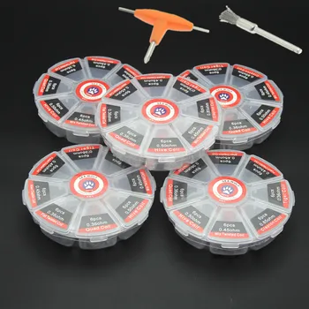 SEA WOLF 8 in 1 Prebuilt Coil Clapton Coil Alien Tiger Hive Quad Flat twisted Fused Heating Wire for DIY E Cig RDA Atomizer 5pcs
SEA WOLF 8 in 1 Prebuilt Coil Clapton Coil Alien Tiger Hive Quad Flat twisted Fused Heating Wire for DIY E Cig RDA Atomizer 5pcs