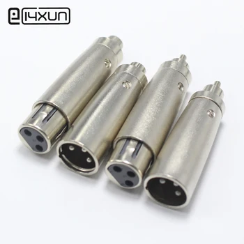 EClyxun 1pcs RCA to XLR 3Pin Connector Male Female Plug jack AV Audio Connector MIC Karaoke Speaker Adapter
EClyxun 1pcs RCA to XLR 3Pin Connector Male Female Plug jack AV Audio Connector MIC Karaoke Speaker Adapter
