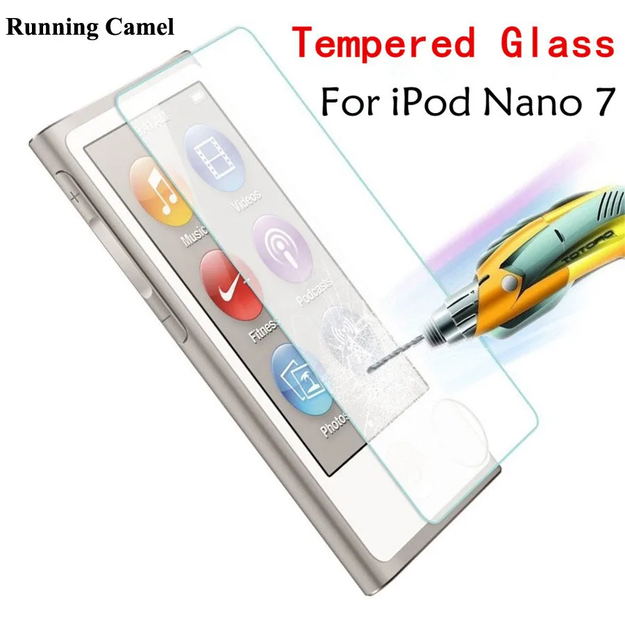Running Camel Ultra Thin 0.3mm 2.5D Tempered Glass Premium Screen Protector For Apple iPod Nano 7 nano7 Nano 8 Protective Film
Running Camel Ultra Thin 0.3mm 2.5D Tempered Glass Premium Screen Protector For Apple iPod Nano 7 nano7 Nano 8 Protective Film
