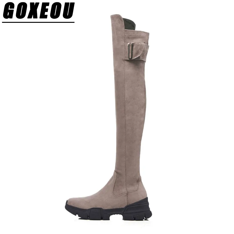 GOXEOU Womens Winter Martin Boots Shoes Woman Brand Gigh Quality Thigh High Boots Casual Fashion Elegant Ladies Knee High Boots
GOXEOU Womens Winter Martin Boots Shoes Woman Brand Gigh Quality Thigh High Boots Casual Fashion Elegant Ladies Knee High Boots