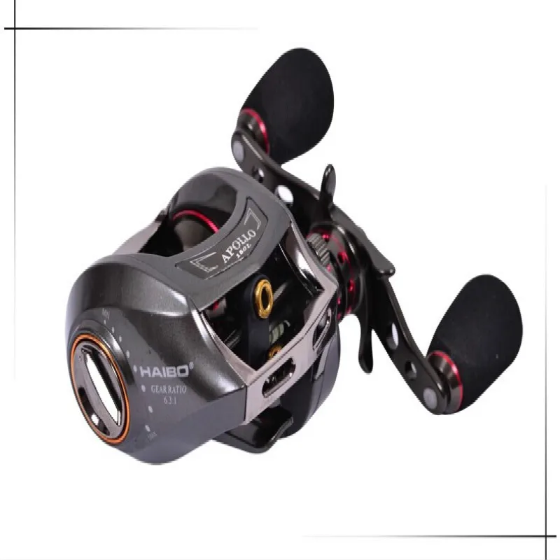 HAIBO 150L Baitcast Reel 14BB 6.3:1 Double Spool Left Handle Fishing Reel Baitcasting Fishing Reels Coil Carretilhas de Pescaria
HAIBO 150L Baitcast Reel 14BB 6.3:1 Double Spool Left Handle Fishing Reel Baitcasting Fishing Reels Coil Carretilhas de Pescaria