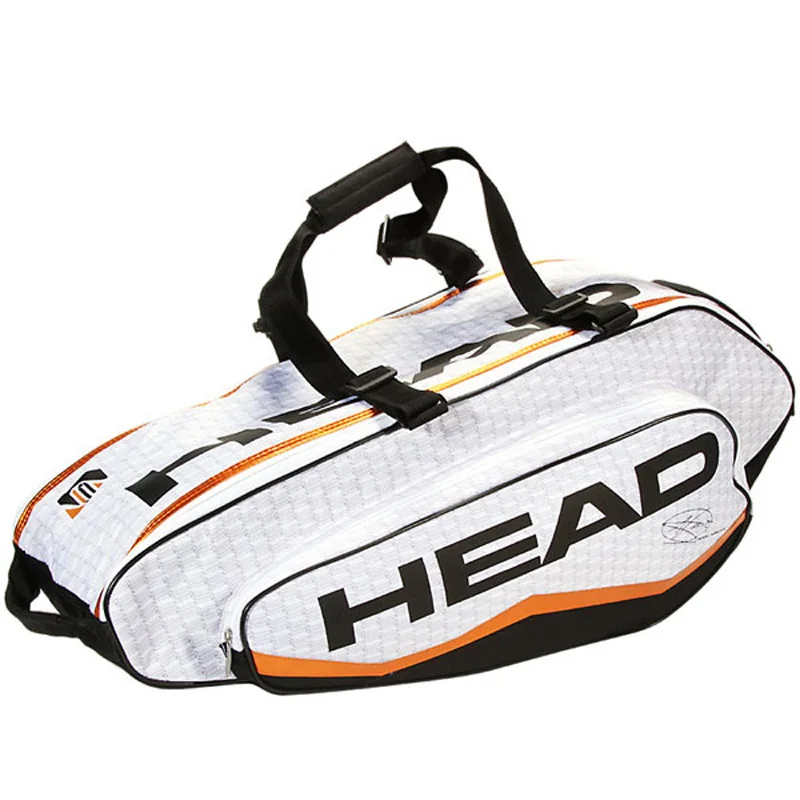 Head Professional Tennis Rackets Backpack Hand Carry Bag Novak Djokovic Shoulder Bag For 6~8 PCS of Rackets In Large Capacity
Head Professional Tennis Rackets Backpack Hand Carry Bag Novak Djokovic Shoulder Bag For 6~8 PCS of Rackets In Large Capacity