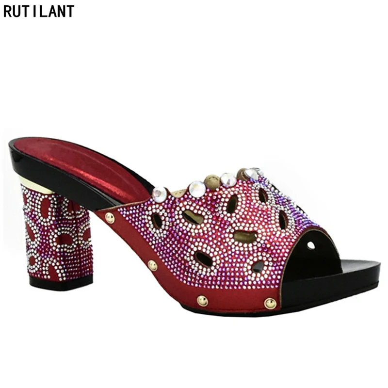 Latest Red Color African Wedding Shoe High Quality Elegant Italian Women Shoes with Stone High Heels Women Rhinestone Pumps Shoe
Latest Red Color African Wedding Shoe High Quality Elegant Italian Women Shoes with Stone High Heels Women Rhinestone Pumps Shoe
