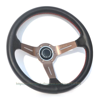 14 inch Suede Leather ND Steering Wheel 75 PCD Deep Dish Racing Car Steering Wheel With Titanium Arm
14 inch Suede Leather ND Steering Wheel 75 PCD Deep Dish Racing Car Steering Wheel With Titanium Arm