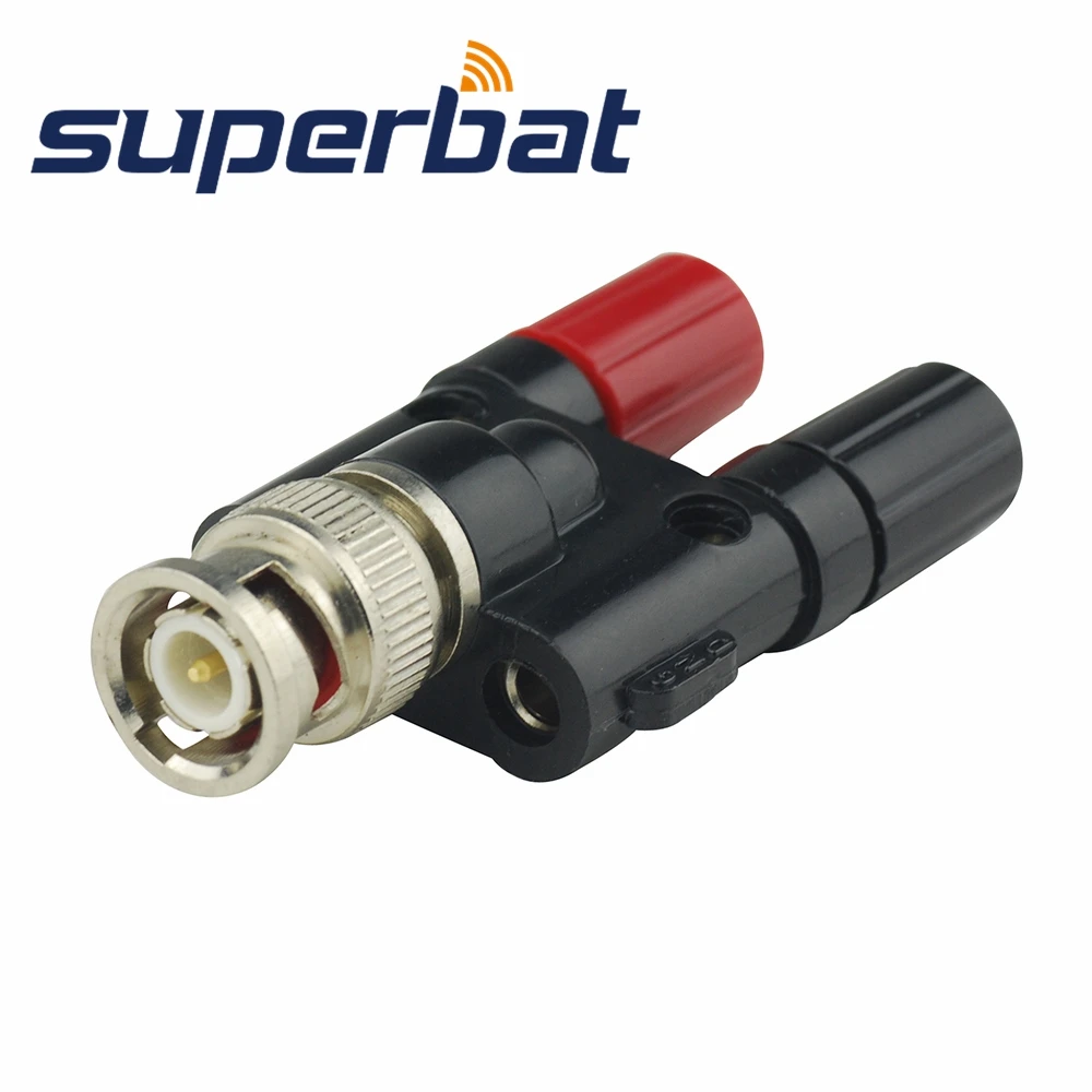 Superbat RF Coaxial Connector BNC Male Plug to Dual Banana Plug Jack Female Adapter
Superbat RF Coaxial Connector BNC Male Plug to Dual Banana Plug Jack Female Adapter