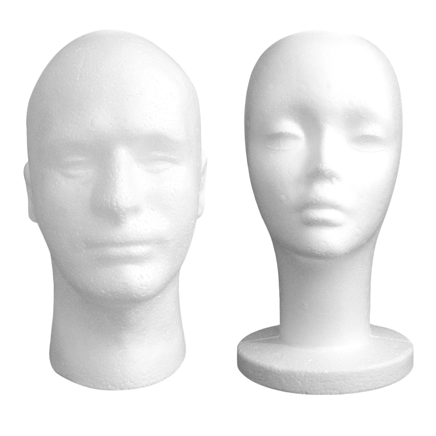 Online kopen Wholesale piepschuim hoofd mannequin uit China piepschuim