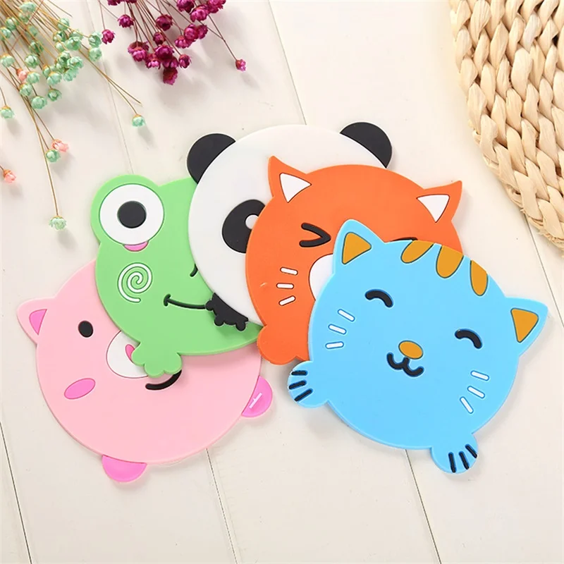 Dreampatar Cute Animal Shape Rubber Coaster Cartoon Shaped Non-Slip Insulation Pad Mat Tableware Placemat Small Gift BD01
Dreampatar Cute Animal Shape Rubber Coaster Cartoon Shaped Non-Slip Insulation Pad Mat Tableware Placemat Small Gift BD01