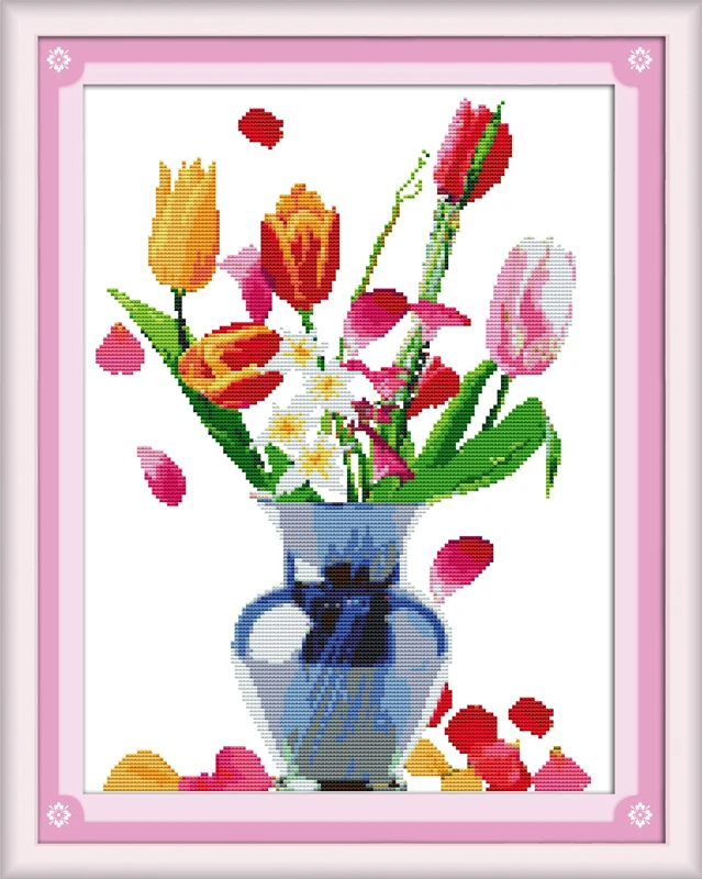 Rain of petals Cross Stitch Kits 11CT Printed 14CT Set DIY Chinese Cotton Cross-stitch Counted Embroidery Needlework
Rain of petals Cross Stitch Kits 11CT Printed 14CT Set DIY Chinese Cotton Cross-stitch Counted Embroidery Needlework