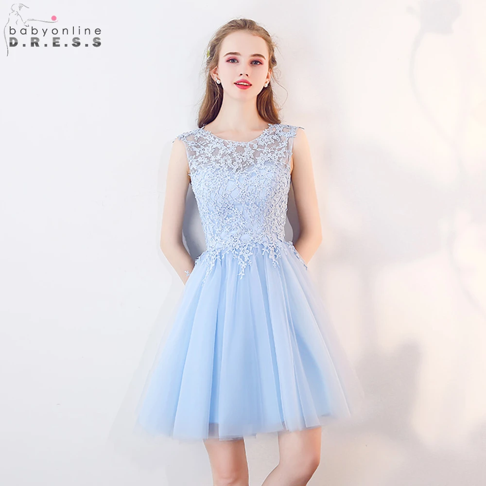 Babyonline Lace Applique Short Homecoming Dresses 2019 Sleeveless Party Dresses Lace Up Back vestidos de graduacion
Babyonline Lace Applique Short Homecoming Dresses 2019 Sleeveless Party Dresses Lace Up Back vestidos de graduacion