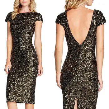 women evening Sequined summer dresses casual banquet rockabilly sexy club party bohemian body con dress plus size golden V
women evening Sequined summer dresses casual banquet rockabilly sexy club party bohemian body con dress plus size golden V