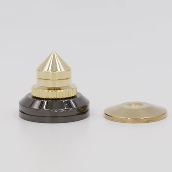 High Quality HIFI Audio Brass 4sets 28*27mm Speaker Amplifier CD Player DAC Turntable Isolation Spike Feet DISC
High Quality HIFI Audio Brass 4sets 28*27mm Speaker Amplifier CD Player DAC Turntable Isolation Spike Feet DISC