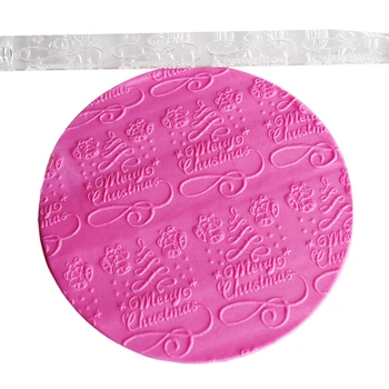 Merry Christmas Acrylic Embossing Fondant Rolling Pin Cake Pastry Decoration Baking Kitchen Accessories Cake Tools E207
Merry Christmas Acrylic Embossing Fondant Rolling Pin Cake Pastry Decoration Baking Kitchen Accessories Cake Tools E207