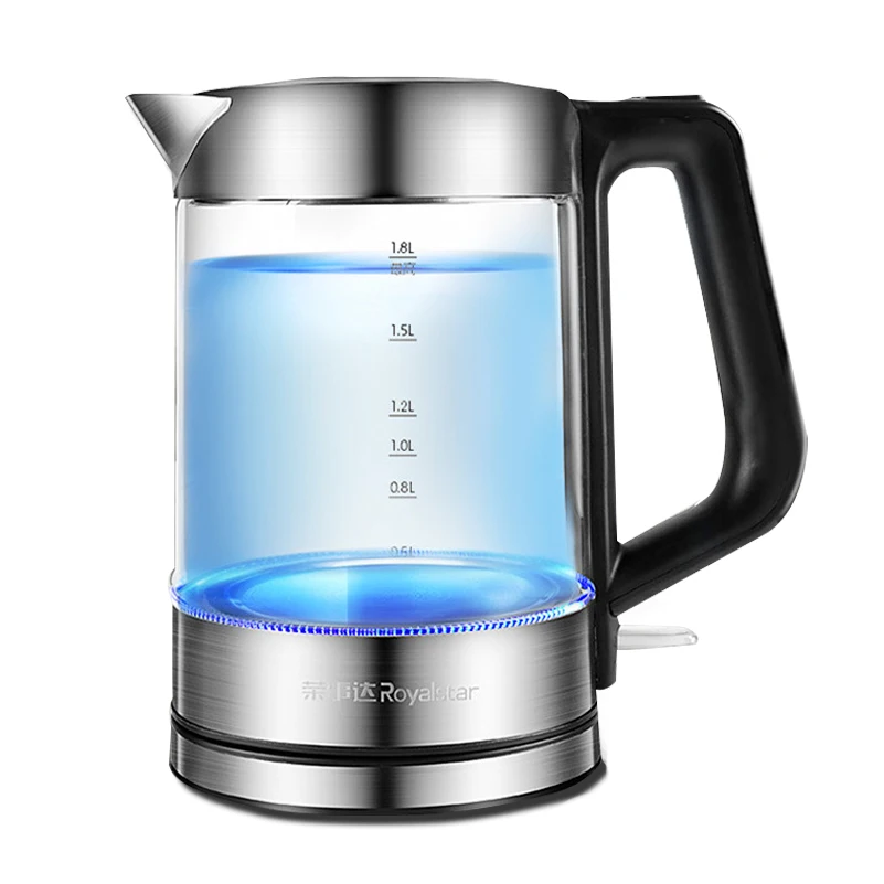 1.8L Electric Kettle Glass Transparent 2200W Household Quick Heating Electric Boiling Pot Electric Kettle With Led Light Design
1.8L Electric Kettle Glass Transparent 2200W Household Quick Heating Electric Boiling Pot Electric Kettle With Led Light Design