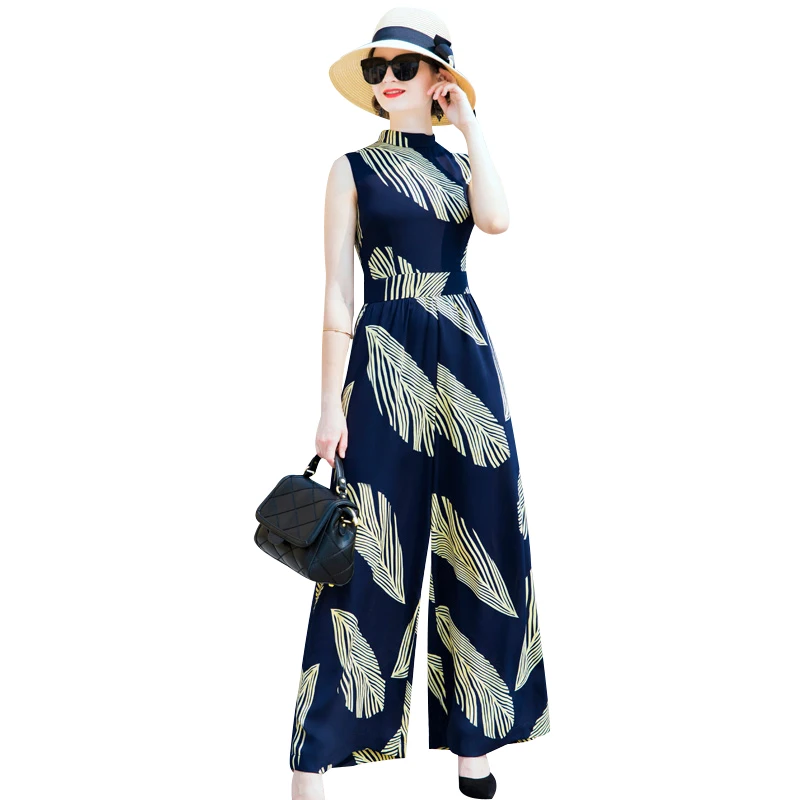 Office Lady Womens Fashion Jumpsuit Printed Straight Wide Leg Playsuits Ladies Elegant Full Length Slim Waist Bodysuits 6762
Office Lady Womens Fashion Jumpsuit Printed Straight Wide Leg Playsuits Ladies Elegant Full Length Slim Waist Bodysuits 6762