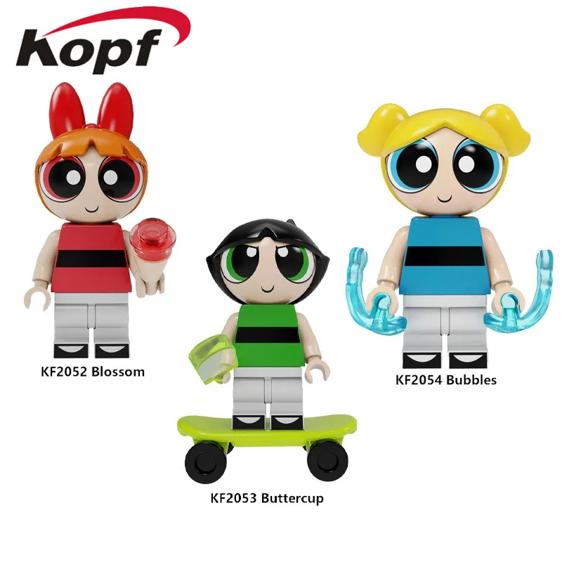 Single Sale Flying Policeman Movie Figures Blossom Buttercup Bubbles Bricks Building Blocks Kids Model Toys KF2052 KF2053 KF2054
Single Sale Flying Policeman Movie Figures Blossom Buttercup Bubbles Bricks Building Blocks Kids Model Toys KF2052 KF2053 KF2054