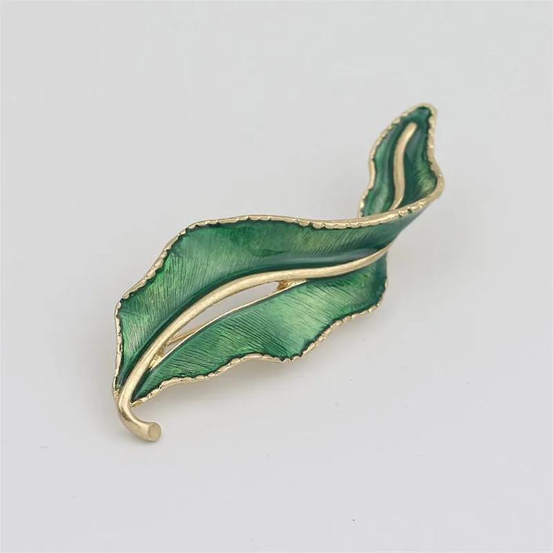 New European and American leaves green Enamel retro exaggerated brooch personalized fashion corsage Holiday gift
New European and American leaves green Enamel retro exaggerated brooch personalized fashion corsage Holiday gift