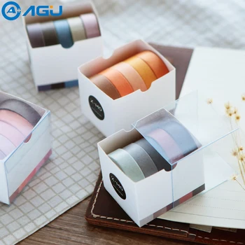 AAGU 5PCS/Lot Pure Solid Color Washi Tape DIY Decorative Scrapbook Masking Tape Stationery Office Adhesive Paper Tape
AAGU 5PCS/Lot Pure Solid Color Washi Tape DIY Decorative Scrapbook Masking Tape Stationery Office Adhesive Paper Tape