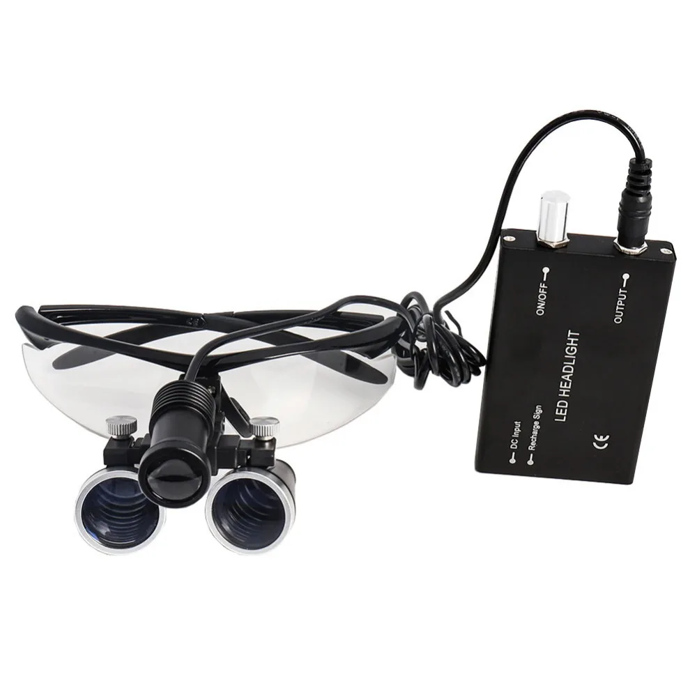 2.5X/3.5X Dental Loupe with Headlight Dental Lab Medical Loupe Magnification Binocular Dental Magnifier Surgical 5W Headlight
2.5X/3.5X Dental Loupe with Headlight Dental Lab Medical Loupe Magnification Binocular Dental Magnifier Surgical 5W Headlight