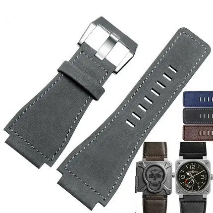 34mm*24mm Grey Blue Brown Watch Band Leather 3mm Thick Strap Belt Silver Black Pin Tongue Buckle
34mm*24mm Grey Blue Brown Watch Band Leather 3mm Thick Strap Belt Silver Black Pin Tongue Buckle