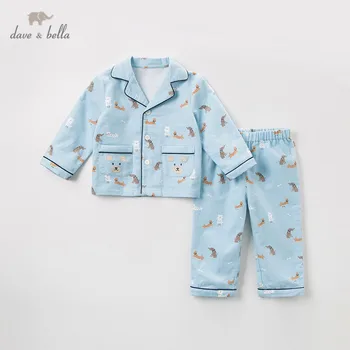 DBW11009 dave bella Pajamas set for children autumn Boys Kids home Clothing Cartoon long Sleeve baby Sleepwear Suit
DBW11009 dave bella Pajamas set for children autumn Boys Kids home Clothing Cartoon long Sleeve baby Sleepwear Suit