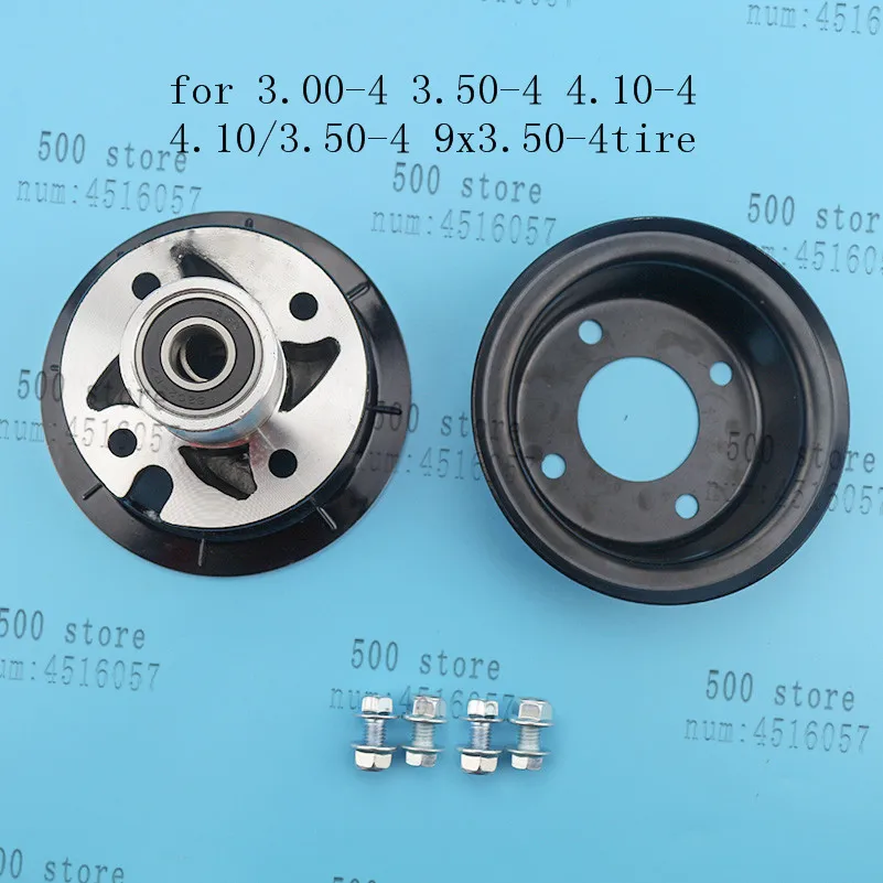 Electric Scooter 3.00-4 3.50-4 4.10-4 4.10/3.50-4 9x3.50-4'' wheel rim 4 inch alloy 6202 bearing hub fit MiNi Moto ATV Go Kart
Electric Scooter 3.00-4 3.50-4 4.10-4 4.10/3.50-4 9x3.50-4'' wheel rim 4 inch alloy 6202 bearing hub fit MiNi Moto ATV Go Kart