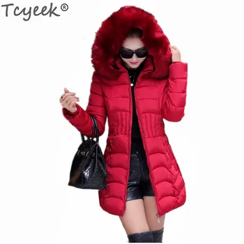 Tcyeek Winter Jacket Women 2020 Parkas Thick Warm Cotton Coat Big Fur Parkars Long Coats Slim Fit Jckets Casaco Feminino LWL698
Tcyeek Winter Jacket Women 2020 Parkas Thick Warm Cotton Coat Big Fur Parkars Long Coats Slim Fit Jckets Casaco Feminino LWL698