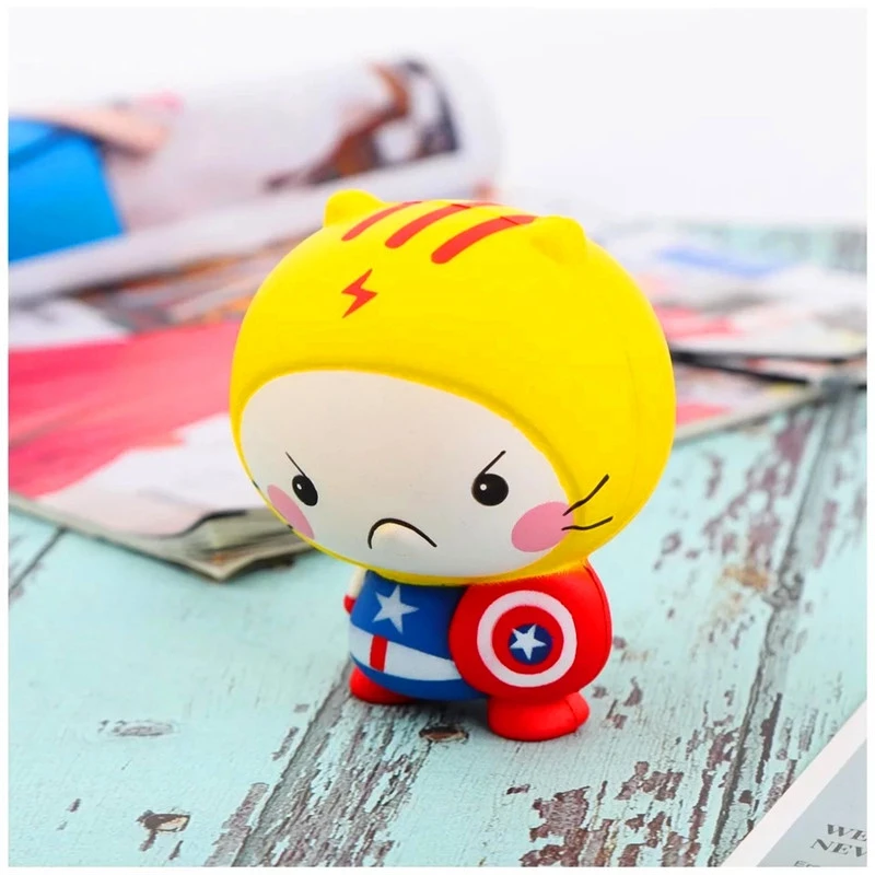 Captain America Squishy Marvel Avengers Cute Cartoon Figures Slow Rising Squeeze Toys Kawaii Dinosaurs Squishies Antistress Toys
Captain America Squishy Marvel Avengers Cute Cartoon Figures Slow Rising Squeeze Toys Kawaii Dinosaurs Squishies Antistress Toys