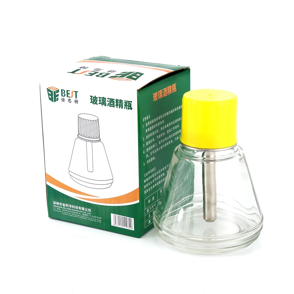 Glass Liquid Alcohol Bottle Phone Repair Remover Cleaner Bottle mobile repair tools for BGA PCB hand tools
Glass Liquid Alcohol Bottle Phone Repair Remover Cleaner Bottle mobile repair tools for BGA PCB hand tools