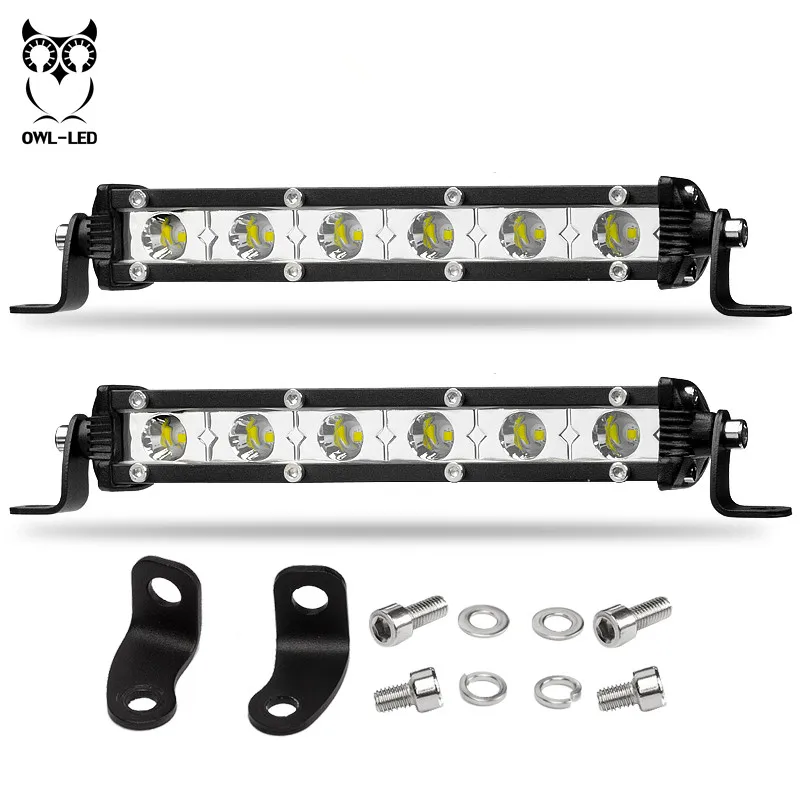 7" 18W LED Work Light Bar Spot Fog Offroad LED Light Bar For 4X4 4WD Jeep Truck ATV SUV Pickup 12V- 24V LED Beams
7" 18W LED Work Light Bar Spot Fog Offroad LED Light Bar For 4X4 4WD Jeep Truck ATV SUV Pickup 12V- 24V LED Beams