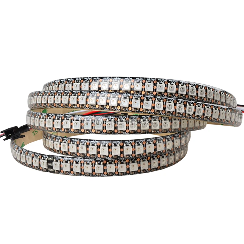 144LEDs/M Magic Digital Dream Color RGB Individually Addressable LED Strip SK6812 Black PCB Waterproof IP65 Flexible Tape Lights
144LEDs/M Magic Digital Dream Color RGB Individually Addressable LED Strip SK6812 Black PCB Waterproof IP65 Flexible Tape Lights