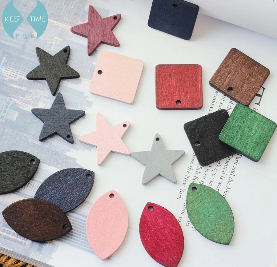 Ritoule DIY корейские серьги ручной работы из цельного дерева аксессуары подвеска