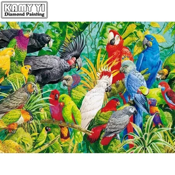 Full Square&Round Drill Diamond Embroidery Animals Mosaic Diamond Painting Parrot DIY Cross Stitch Decoration Home LK1
Full Square&Round Drill Diamond Embroidery Animals Mosaic Diamond Painting Parrot DIY Cross Stitch Decoration Home LK1