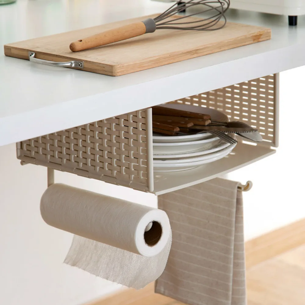 Kitchen cabinet under the hanging basket partition rack compartment shelf table hook storage LM2271141 | Дом и сад