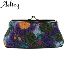 Aelicy 2019 długie tkaniny portmonetka luksusowe portfel kobiet gorąca sprzedaż pakiet kart monety mała dziewczynka portfel portmonetka Kawaii(China)