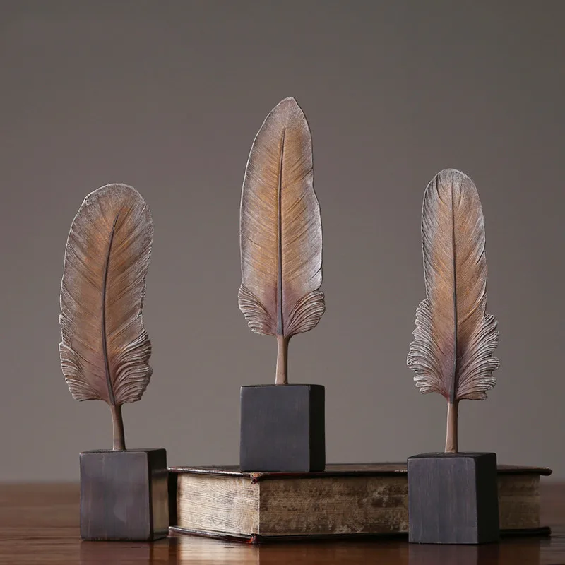 Feather Resin Hand Made American Nordic Style Home Decoration Accessories Ornament
Feather Resin Hand Made American Nordic Style Home Decoration Accessories Ornament
