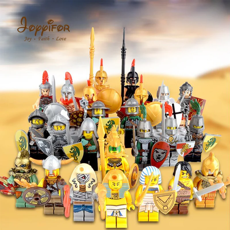 JOYYIFOR 8/set Pharaoh Gladiator knight Shield Spear Figures Mini Model Compatible LegoINGlys Educational Toy for Children Kids
JOYYIFOR 8/set Pharaoh Gladiator knight Shield Spear Figures Mini Model Compatible LegoINGlys Educational Toy for Children Kids