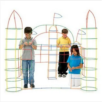 A pack Assembled Building Blocks Toy Kids Educational Colorful Plastic Straw Fight Inserted Blocks Christmas Gift
A pack Assembled Building Blocks Toy Kids Educational Colorful Plastic Straw Fight Inserted Blocks Christmas Gift
