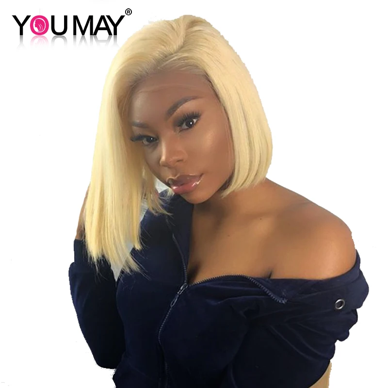 13x6 Short Bob 613 Blonde Lace Front Human Hair Wigs With Band 150% Straight Colored Brazilian Bob Wigs For Women You May Remy
13x6 Short Bob 613 Blonde Lace Front Human Hair Wigs With Band 150% Straight Colored Brazilian Bob Wigs For Women You May Remy
