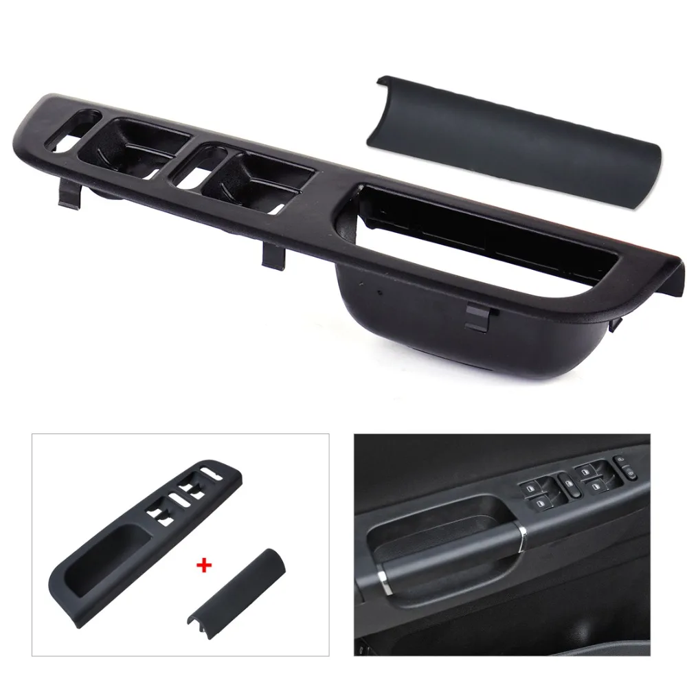 CITALL Black Interior Door Window Switch Control Panel Bezel + Door Handle Trim kit for VW Passat Golf Jetta Bora MK4 1998~ 2005
CITALL Black Interior Door Window Switch Control Panel Bezel + Door Handle Trim kit for VW Passat Golf Jetta Bora MK4 1998~ 2005