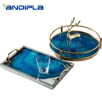 Nordic Style Decor Tray Metal Agate Pattern Storage Tea Trays Teacup Teapot Mug Plate Rectangle Round Dish Display Plates Craft
Nordic Style Decor Tray Metal Agate Pattern Storage Tea Trays Teacup Teapot Mug Plate Rectangle Round Dish Display Plates Craft