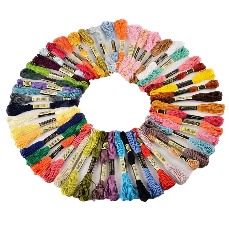 50Pcs/lot Cotton Cross Floss Stitch Thread Embroidery Sewing Skeins Multi Colors P0.21
50Pcs/lot Cotton Cross Floss Stitch Thread Embroidery Sewing Skeins Multi Colors P0.21