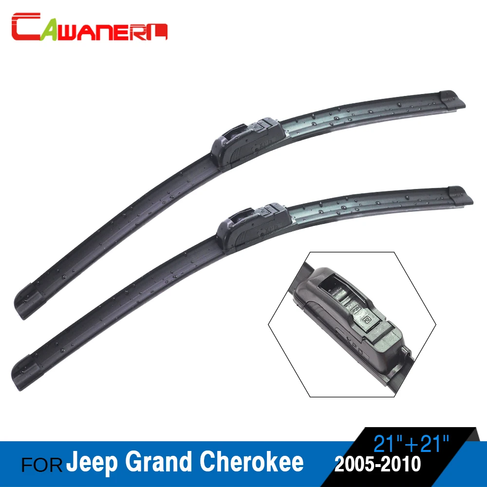 Cawanerl Bracketless Soft Rubber Windshield Car Windscreen Wiper Blades For Jeep Grand Cherokee 2005-2010
Cawanerl Bracketless Soft Rubber Windshield Car Windscreen Wiper Blades For Jeep Grand Cherokee 2005-2010