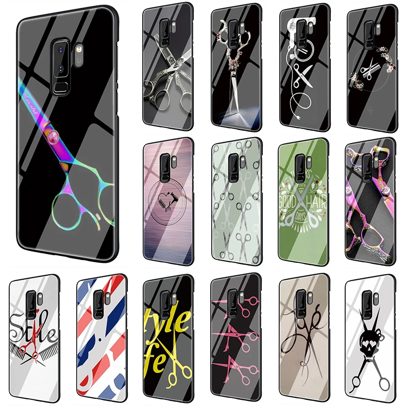 Hair Stylist Scissors Brush Switch Tempered Glass phone case for Samsung S7 Edge S8 S9 S10 Note 8 9 10 Plus A10 20 30 40 50 60 70
Hair Stylist Scissors Brush Switch Tempered Glass phone case for Samsung S7 Edge S8 S9 S10 Note 8 9 10 Plus A10 20 30 40 50 60 70