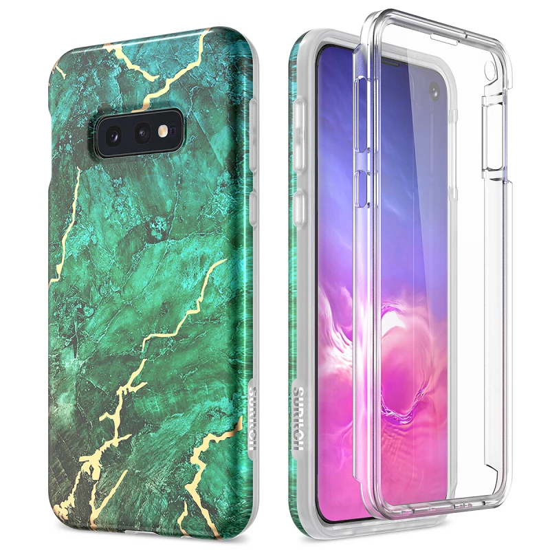 Yokata Soft Marble Case for Samsung Galaxy S10e 2 in 1 Shockproof Bumper Cover with Screen Protector for Samsung S10 plus
Yokata Soft Marble Case for Samsung Galaxy S10e 2 in 1 Shockproof Bumper Cover with Screen Protector for Samsung S10 plus