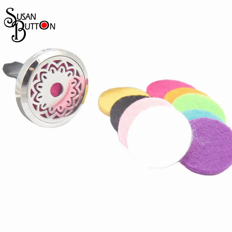 2016 New 10pcs/lot 30mm Stainless Steel Round Magnetic Flower Aromatherapy/Essential Oil Diffuser Car perfume clip Locket
2016 New 10pcs/lot 30mm Stainless Steel Round Magnetic Flower Aromatherapy/Essential Oil Diffuser Car perfume clip Locket