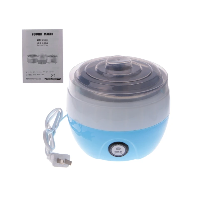 Electric Multifunction 1L Yogurt Maker Stainless Steel Liner Mini Automatic Yogurt Machine DIY Tool Plastic Container
Electric Multifunction 1L Yogurt Maker Stainless Steel Liner Mini Automatic Yogurt Machine DIY Tool Plastic Container