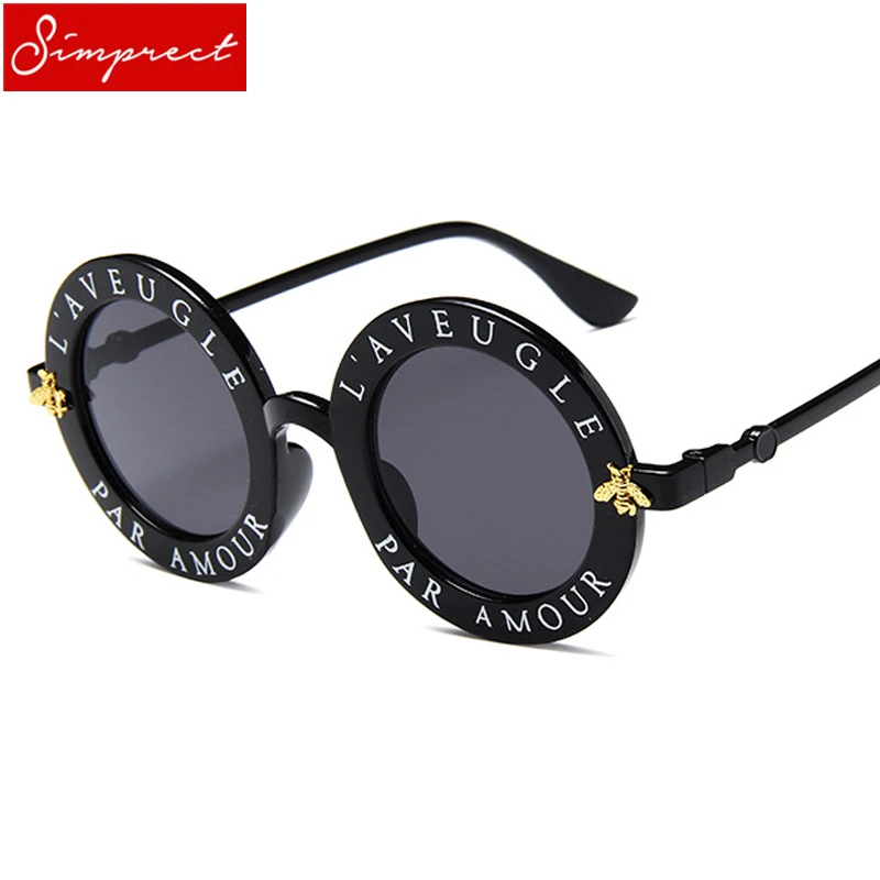 SIMPRECT Black Round Sunglasses Letters English Women 2019 Brand Designer Men Sun Glasses Mirror Retro Lunette De Soleil Femme
SIMPRECT Black Round Sunglasses Letters English Women 2019 Brand Designer Men Sun Glasses Mirror Retro Lunette De Soleil Femme