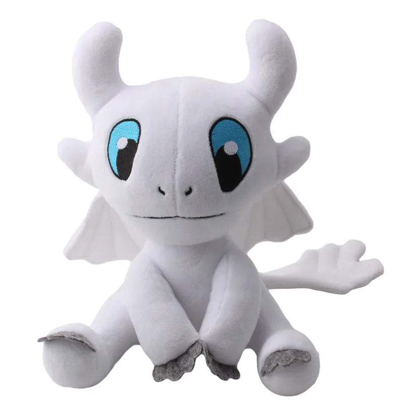 25cm Stuffed Toys How to Train Your Dragon 3 Plush Toy Light Fury Soft White Dragon Stuffed Doll Children Christmas Gift
25cm Stuffed Toys How to Train Your Dragon 3 Plush Toy Light Fury Soft White Dragon Stuffed Doll Children Christmas Gift