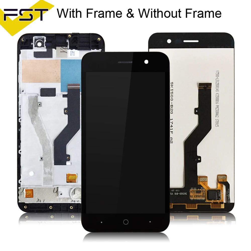 Black For ZTE Blade A520 LCD Display and Touch Screen Digitizer Assembly With Frame For ZTE A520 Repair Parts
Black For ZTE Blade A520 LCD Display and Touch Screen Digitizer Assembly With Frame For ZTE A520 Repair Parts