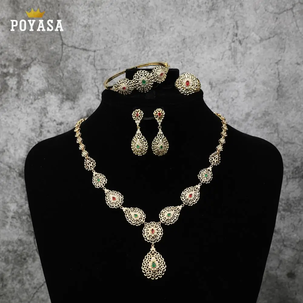 Moroccan Caftan wedding jewelry set for women green stone fashion jewelry set copper high quality jewelry set
Moroccan Caftan wedding jewelry set for women green stone fashion jewelry set copper high quality jewelry set